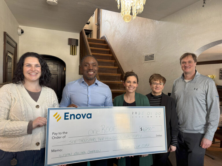 oneROOF Cheque Presentation January 20 2025
