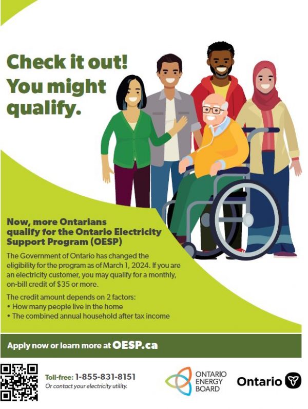 Information on the Ontario Electricity Support Program