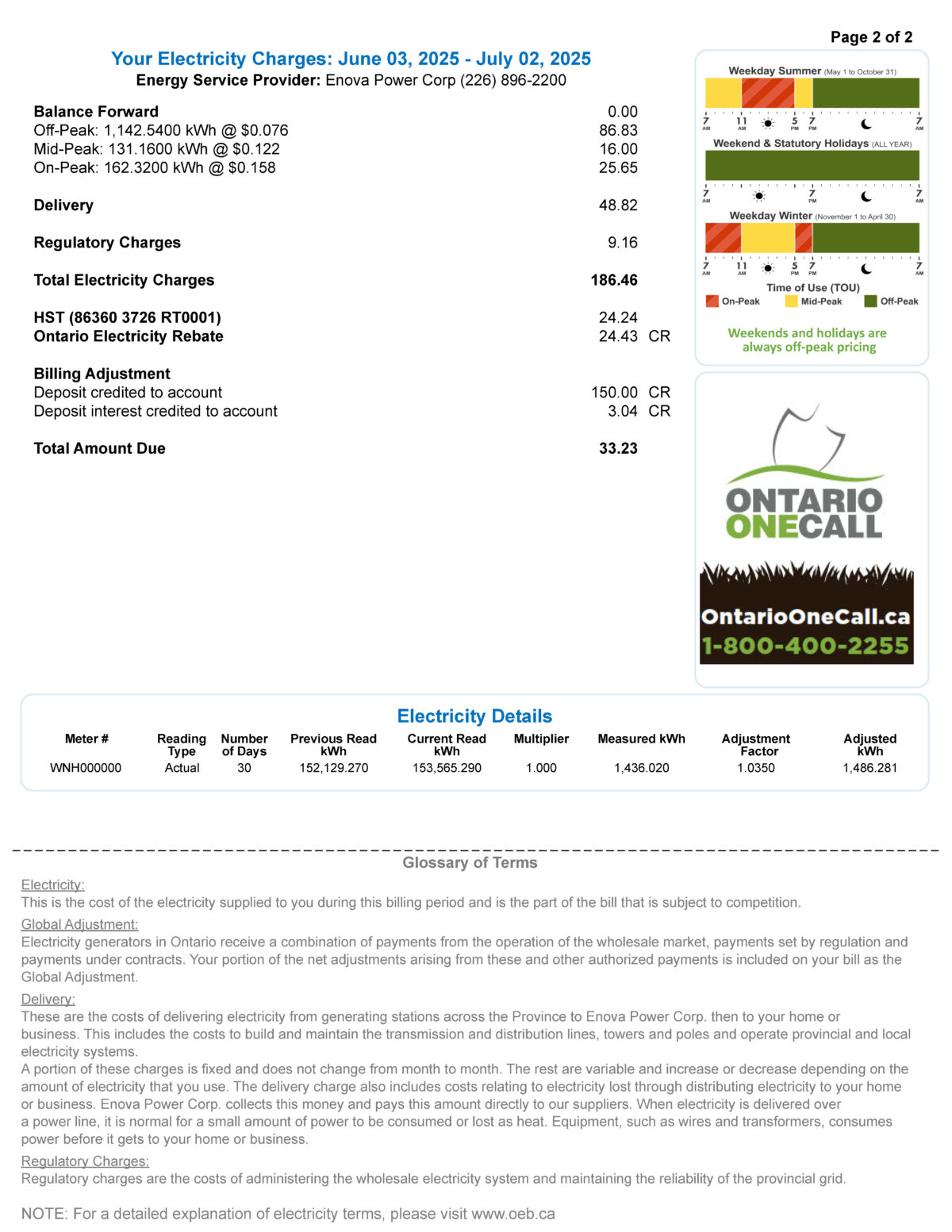 New bill residential page 2