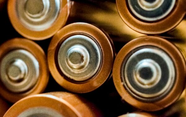 A pile of batteries.